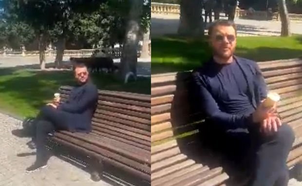 Emin Ağalarov bulvardan VİDEO PAYLAŞDI