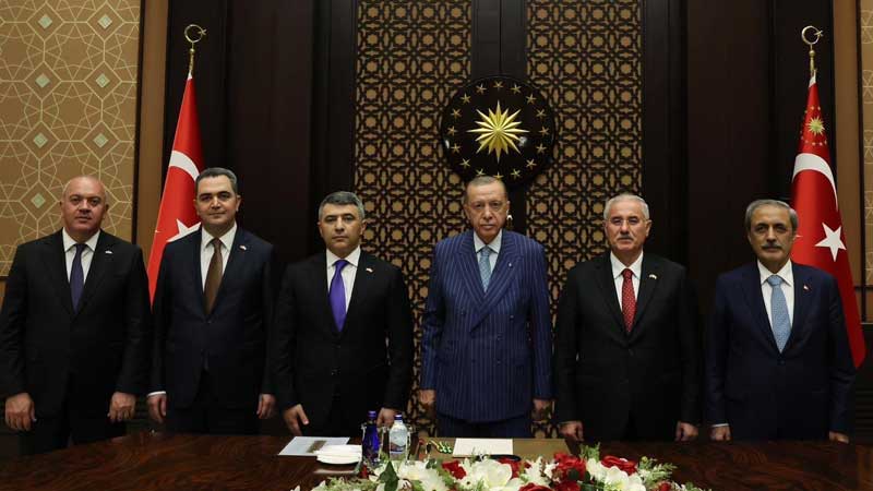 Ərdoğan Azərbaycan Ali Məhkəməsinin sədrini qəbul etdi - FOTO