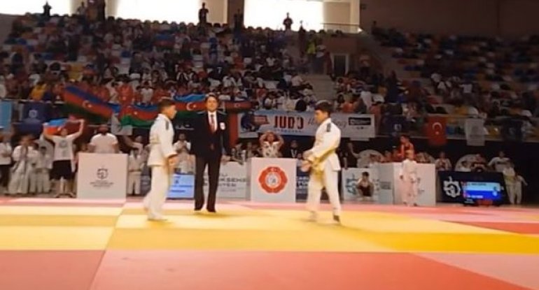 Cüdoçumuz erməni rəqibinə altı saniyəyə ipponla qalib gəldi - VİDEO