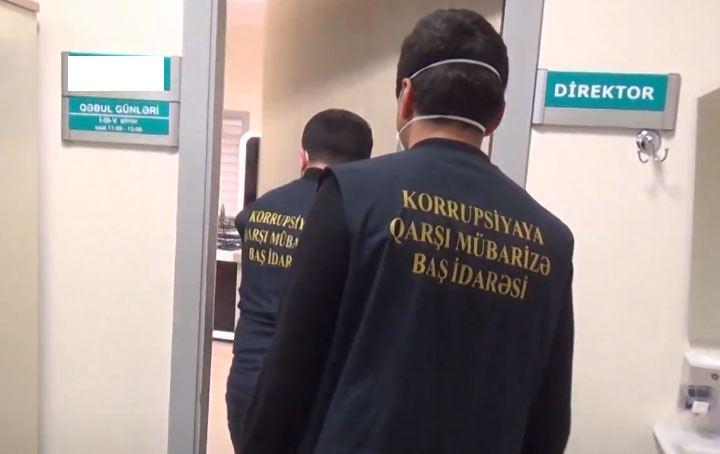 KORRUPSİYAYA QARŞI MÜBARİZƏ BAŞ İDARƏSİ ƏMƏLİYYAT KEÇİRDİ - Vəzifəli şəxslər saxlanıldı