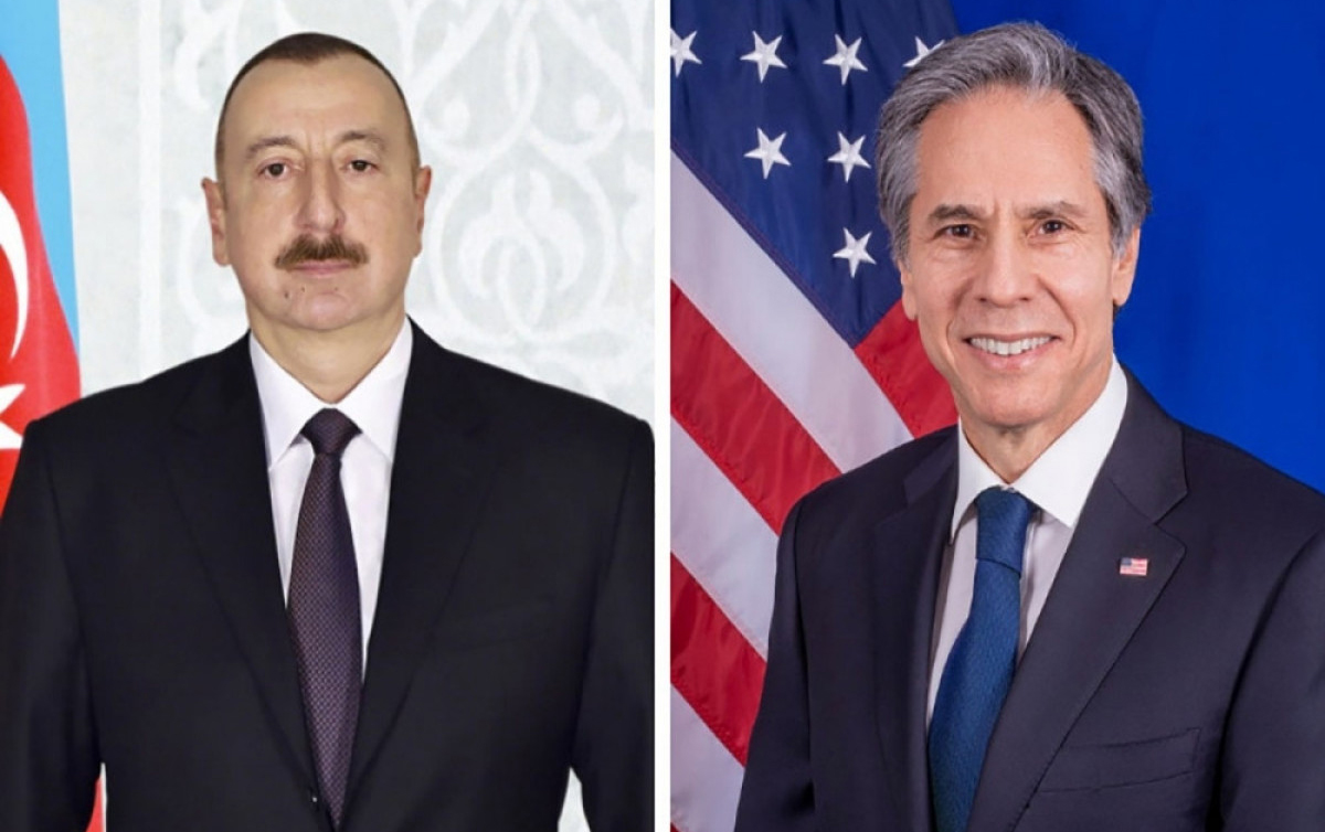 ABŞ dövlət katibi İlham Əliyevə zəng etdi