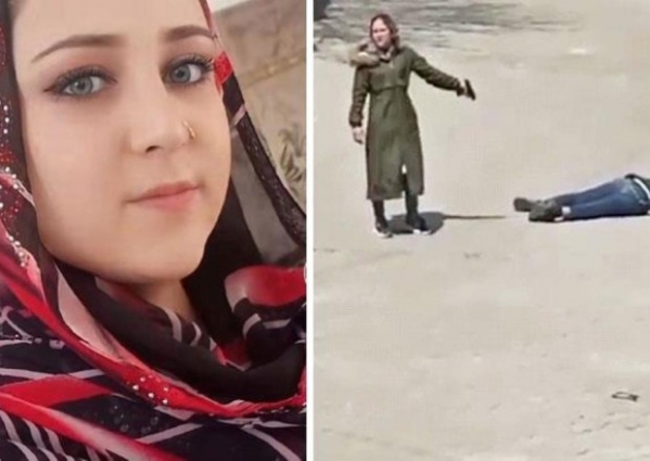 Küçədə qayınını güllələyən qadından ŞOK İFADƏ: "Namusumu təmizlədim" (HADİSƏ ANI GÖRÜNTÜLƏRİ)