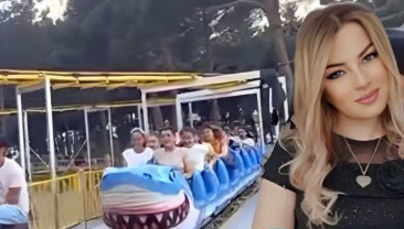 Xırdalanda atraksiondan yıxılıb ölən qadının SON GÖRÜNTÜSÜ