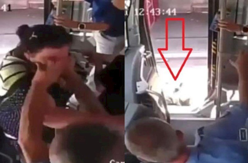Qadını avtobusdan atan sürücü barədə - DİN-dən açıqlama