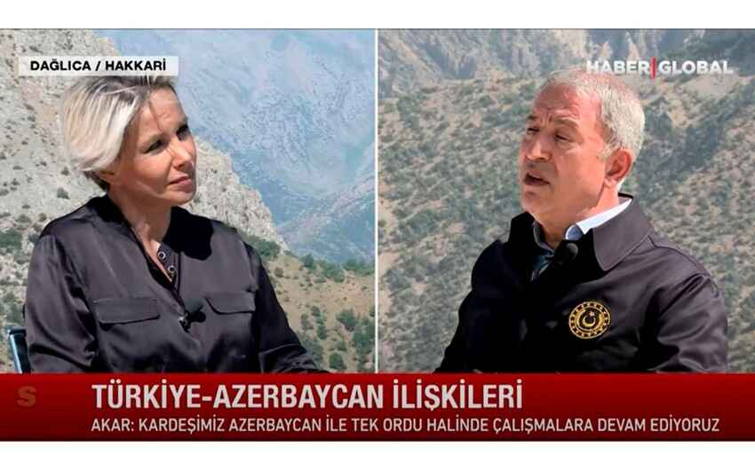 Hulusi Akar: “Türkiyə Azərbaycanla bir ordu halında fəaliyyət göstərir” - VİDEO