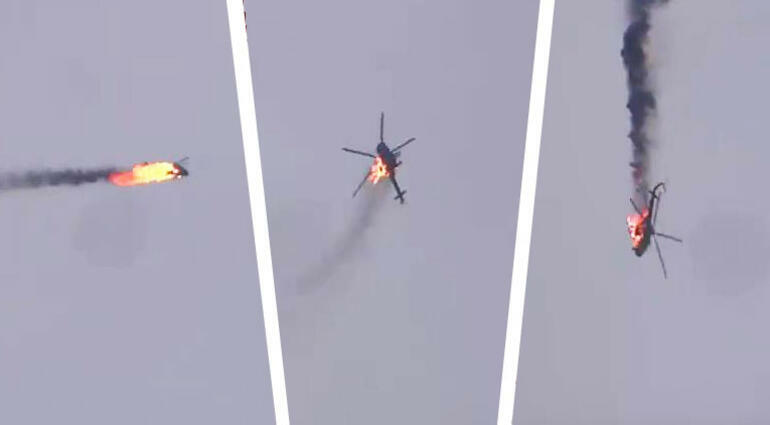 Ukrayna daha bir rus helikopterini vurdu