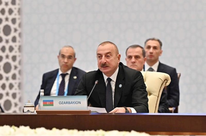 İlham Əliyev Səmərqənddə rəsmi qəbulda iştirak etdi