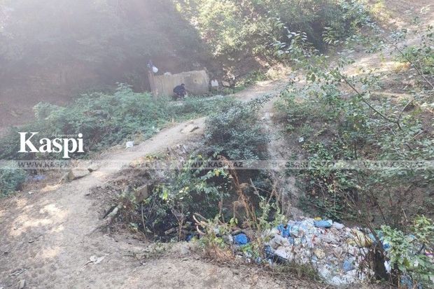 Ətrafı zibilliyə çevrilən bulaq – PROBLEM + FOTO
