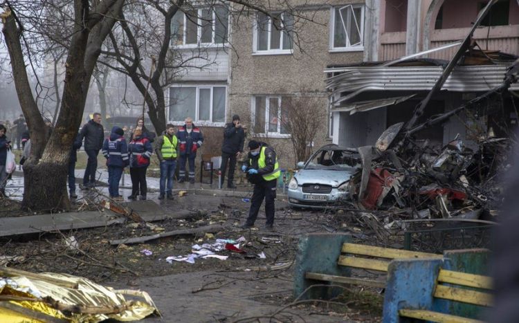 Ukraynada üç günlük matəm elan edildi
