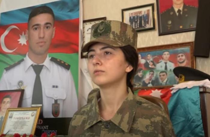 Şəhidin nişanlısı: “İlk görüşdə mən yaşıl paltarda idim, son görüşdə o” — VİDEO