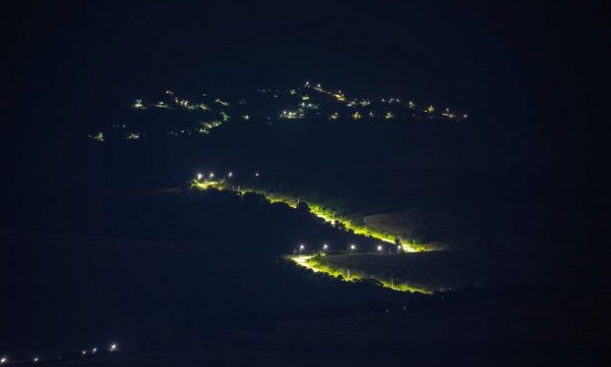 Şuşa qatı duman içində idi… Amma İŞIQLARI YANIRDI…