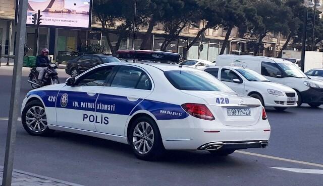 Bakıda polisə tabe olmayan sürücünün maşınına atəş açıldı