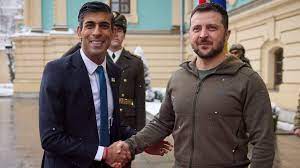 "Putinin məğlubiyyətinə qədər" - Rişi Sunak Ukraynanı acı sona qədər dəstəkləyəcəyini vəd edir