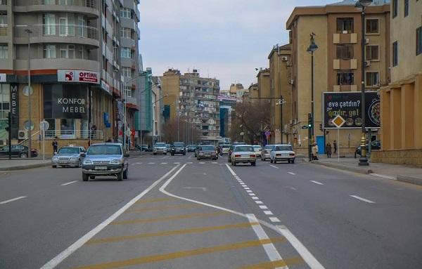 Bu küçələrdə hərəkətin təşkilində dəyişiklik edildi