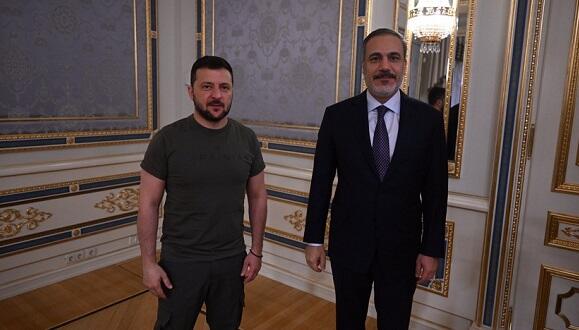Hakan Fidan Zelenski ilə görüşdü