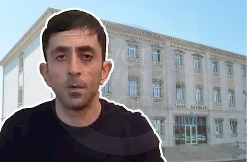 Nehrəmli müəllim: “Özümü təhsil şöbəsinin qarşısında yandıracağam” – Video + Açıqlama