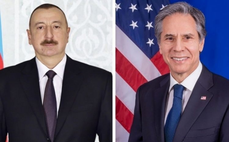 ABŞ dövlət katibi İlham Əliyevə zəng etdi - Ağdam-Xankəndi yolu müzakirə olundu