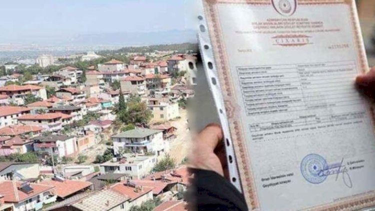 Bu tarixdən sonra ev tikənlər çıxarış ala BİLMƏYƏCƏKLƏR
