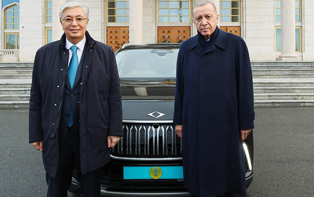 Ərdoğan Tokayevə “Togg” hədiyyə edib - FOTO