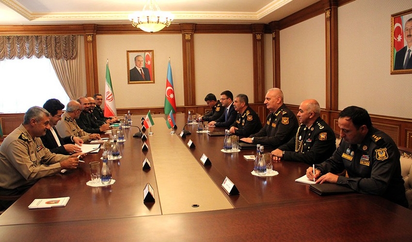 Zakir Həsənov iranlı generalı qəbul etdi - FOTOLAR