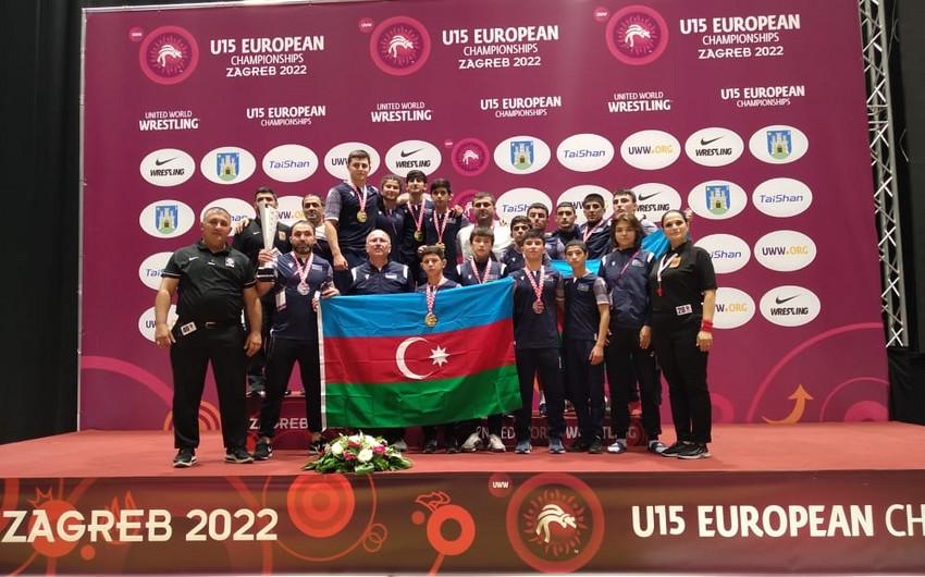Azərbaycanın 4 güləşçisi Avropa çempionu olub