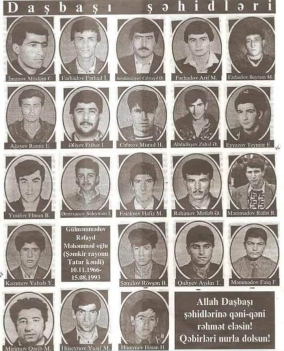 Bir gecənin 23 şəhidi…