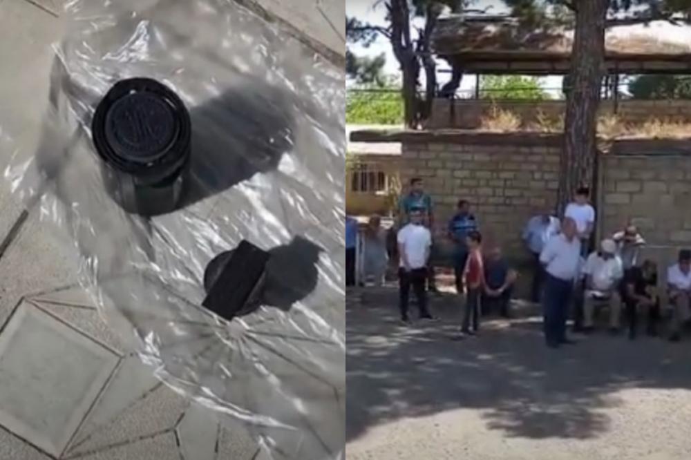 Tovuzda gərginlik: Bələdiyyə nümayəndəsi möhürü atdı, işə polis qarışdı - FOTO+VİDEO