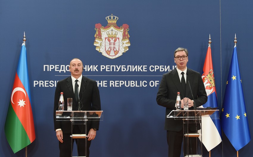 Azərbaycan və Serbiya prezidentlərinin müzakirə etdiyi məsələlər AÇIQLANDI