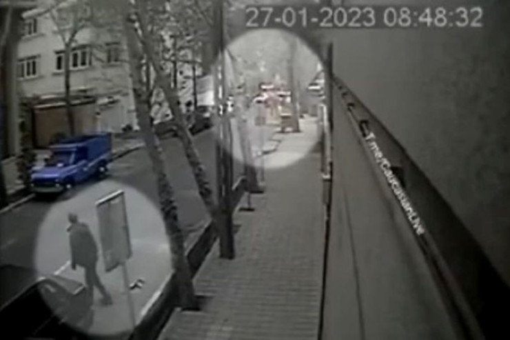 Səfirliyimizə hücum edən terrorçunun YENİ GÖRÜNTÜLƏRİ YAYILDI