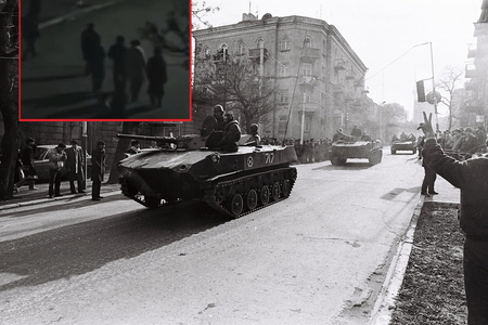 20 Yanvar günü 7 dost "BTR"lərin qarşısını belə kəsmişdi - VİDEO