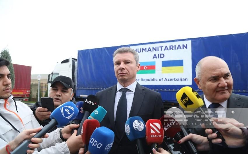 Ukrayna səfiri Azərbaycana təşəkkür edib - "Bunu heç zaman unutmayacağıq"