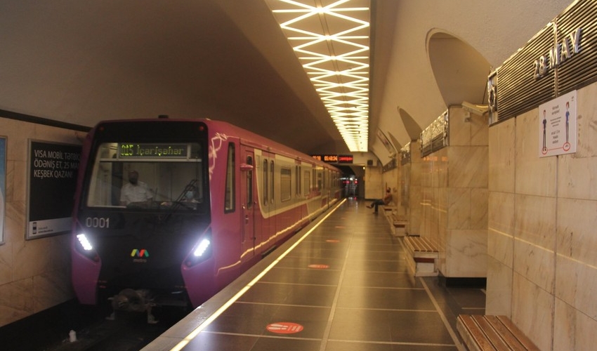 Bakı metrosunda həyəcanlı anlar