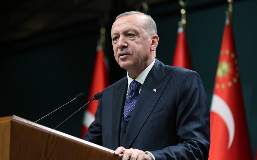 “Qərb və ABŞ guya müdafiə etdikləri dəyərləri indi görməzdən gəlir” - Ərdoğan