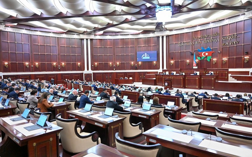 Milli Məclisdə təyyarə qəzasında həlak olanların xatirəsi anılıb