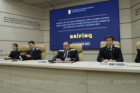 Helikopterin uçuşu və təlimlərə cəlb edilməsi ilə əlaqədar qanun pozuntusu aşkarlanmayıb