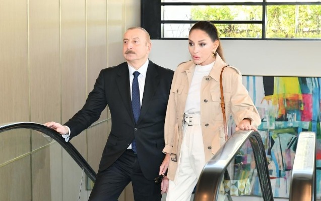 Prezidentlə xanımı “Şabran” İstirahət Kompleksinin açılışına qatıldı