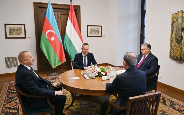 İlham Əliyevlə Viktor Orban mətbuata bəyanatlarla çıxış etdi