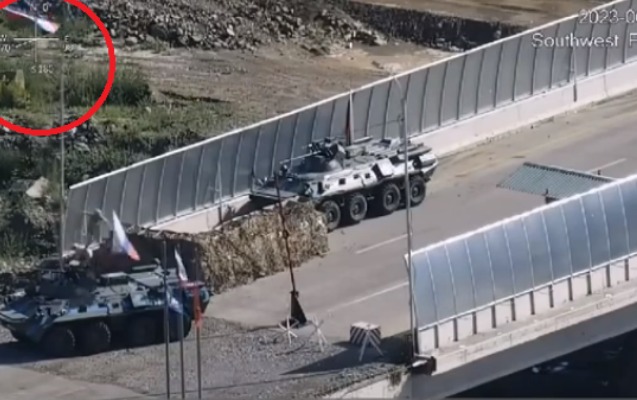 Sülhməramlılar bayrağımıza hörmətsizlik etdilər - Video