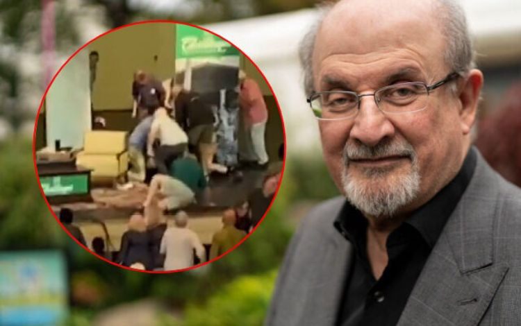 Salman Rüşdini bıçaqlayanın kimliyi məlum oldu - Video+Yenilənib