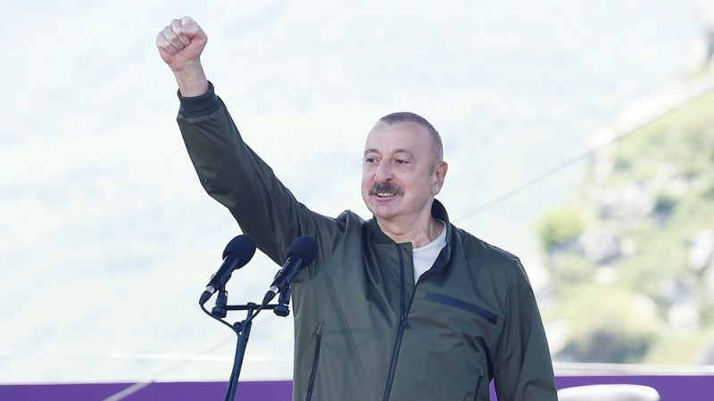 İlham Əliyev Vətən müharibəsi zamanı Türkiyənin göstərdiyi dəstəkdən danışdı