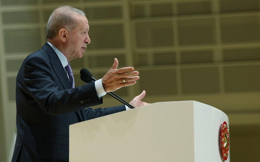 "Türkiyə Suriyada adına yaraşacaq bir siyasət yürüdüb" - Ərdoğan