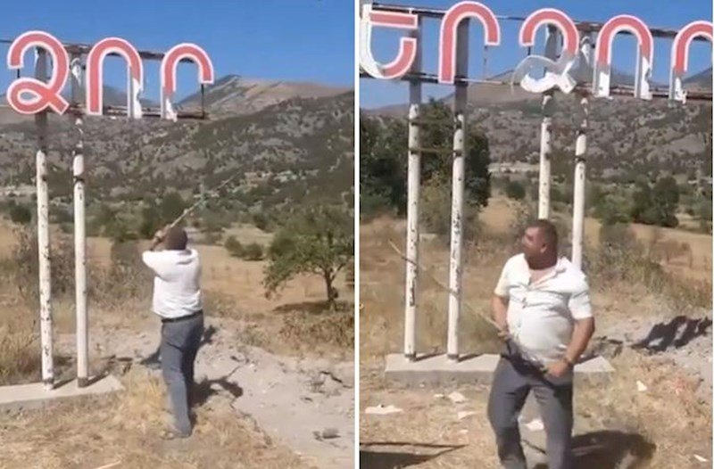 “Berdzor” yazısını dağıdanlar niyə həbs olunub? - DİN-dən açıqlama