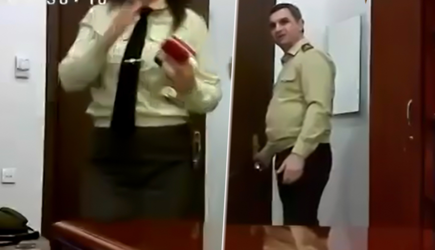 İntim videosu yayılan FHN polkovniki görün hansı rəisin qohumu ilə evli imiş - FOTO