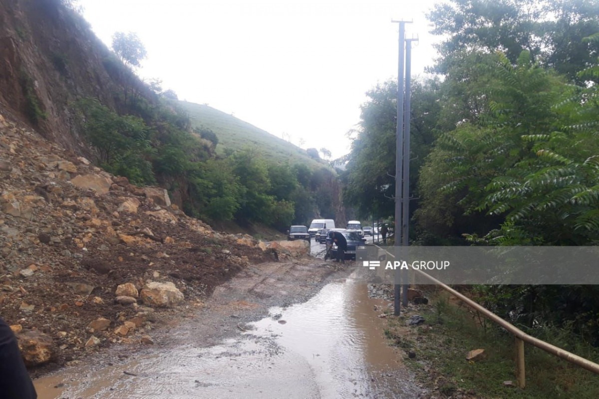 Daşkəsəndə 2 dəfə dağ uçqunu olub - FOTO