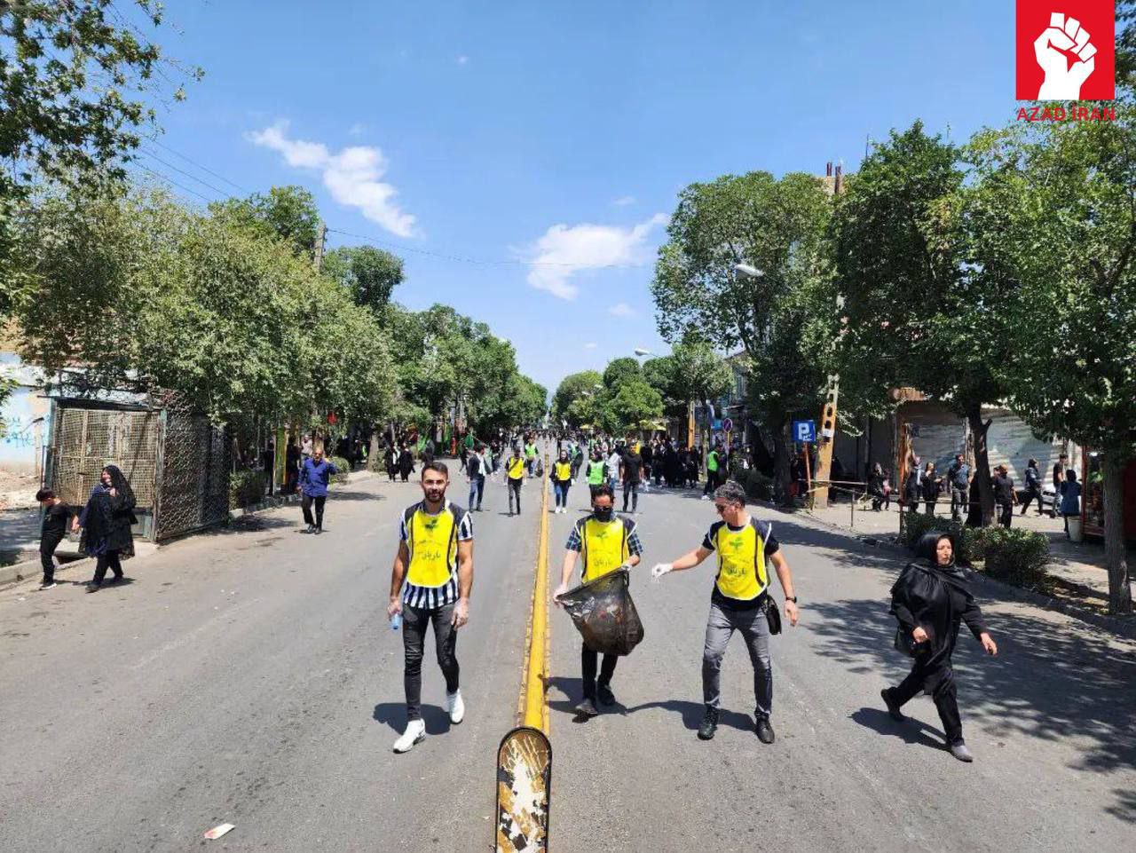 Güneyli soydaşlarımız Urmu gölü ilə bağlı ekoaksiya keçirdilər