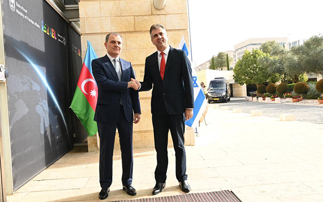 Yerusəlimdə Azərbaycan və İsrail XİN rəhbərləri görüşür - Fotolar