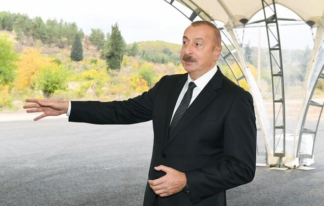 Prezident Zəngilana getdi