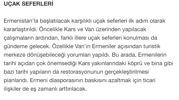 Türk mətbuatı: “Karsda ermənilər üçün dəyərli olan bina ilə körpü bərpa ediləcək, Van ermənilərin turizm mərkəzinə çevriləcək” 