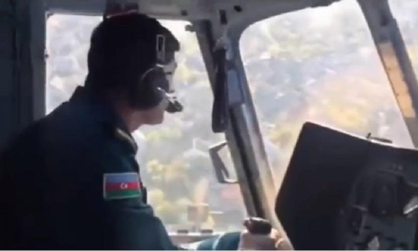 Helikopter qəzasında şəhid olan mayorumuzun görüntüləri - VİDEO