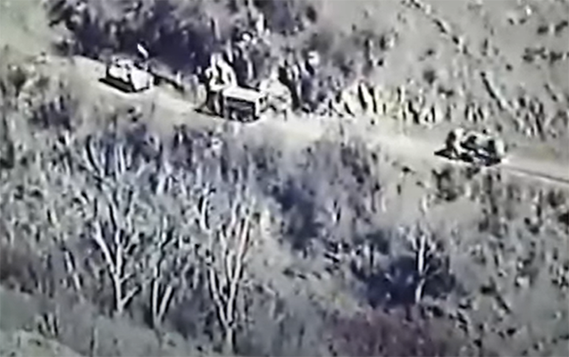 Xankəndi yolu ilə növbəti qanunsuz daşımalar - MN video yaydı